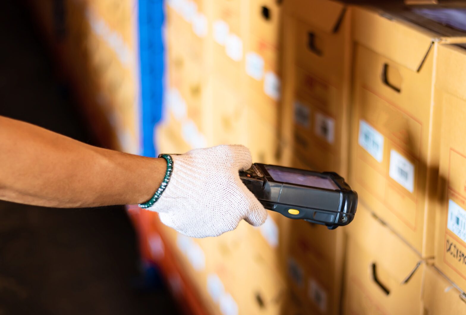 Barcode scanner and boxes